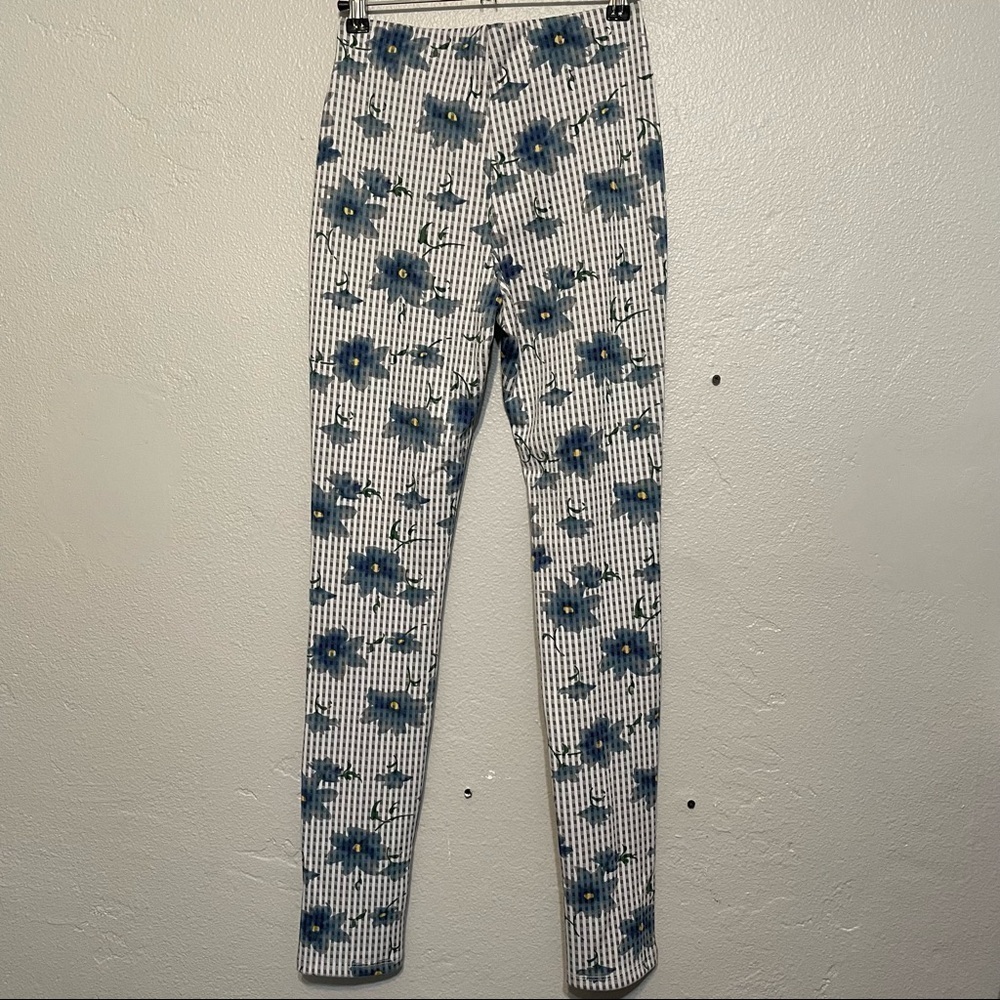 Nannette Lepore Pull On Trouser Pant Legging Floral Print NEW - Picture 3 of 6